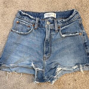 Abercrombie & Fitch Light Blue Denim Shorts